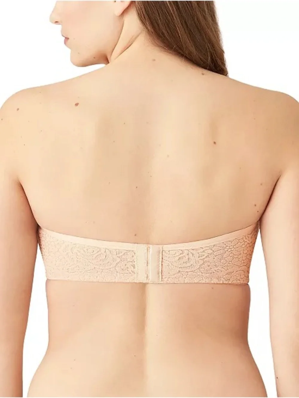 NWT Wacoal Halo Lace Strapless Convertible Bra 854205 in Beige, Women's 32DD